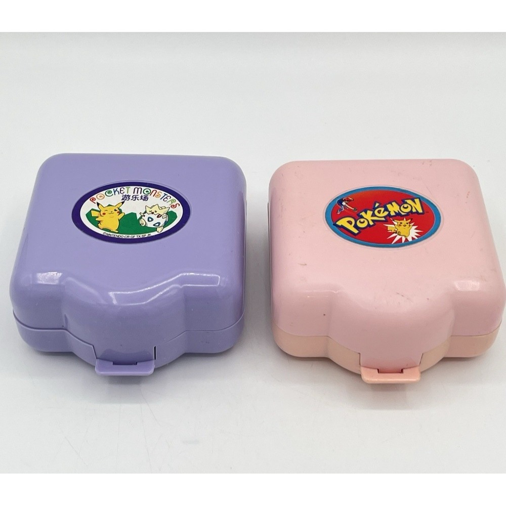 Nintendo Pokemon Chibi Poke House & Pokemon Polly Pocket Style Compact Lot of 2